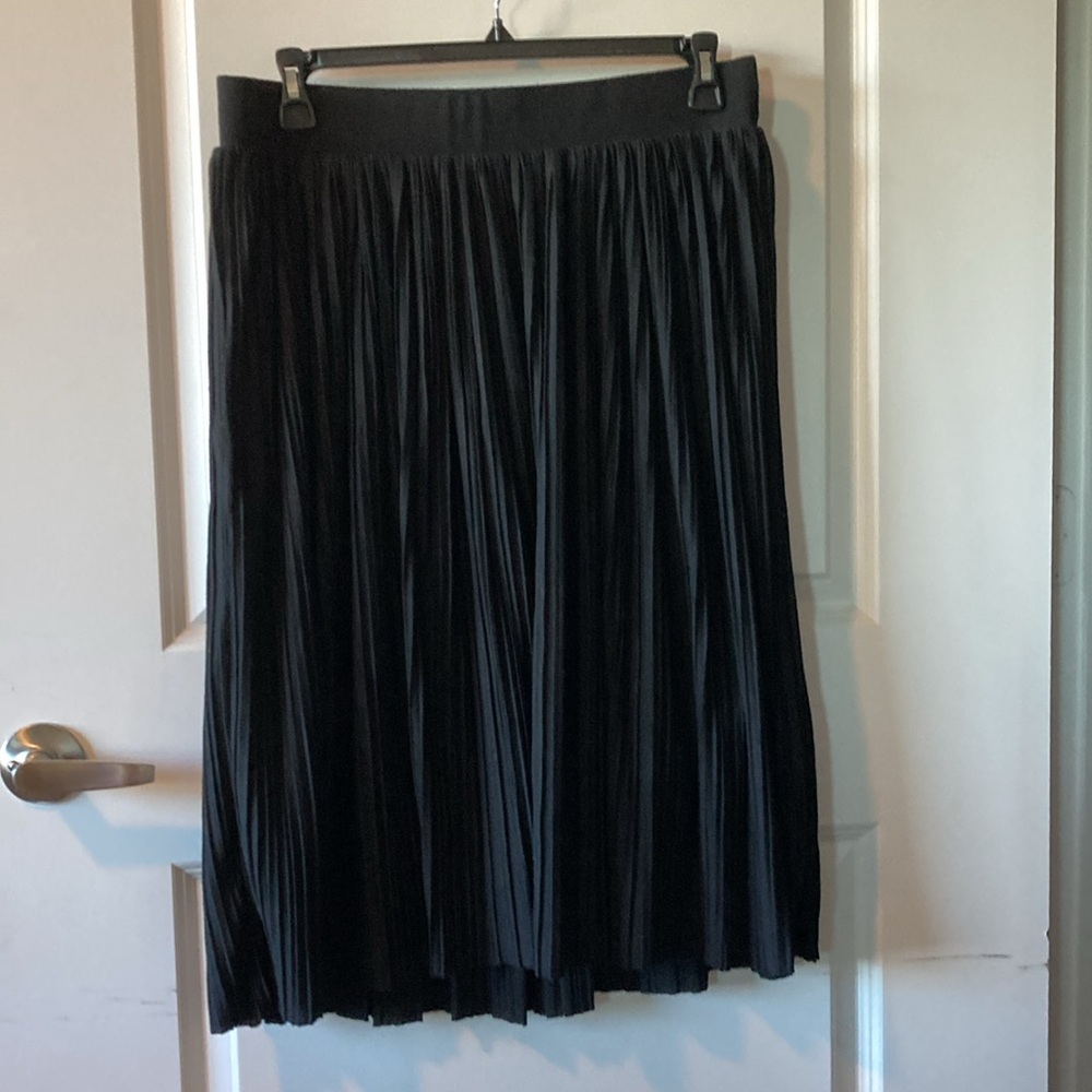 Torrid pleated black skirt